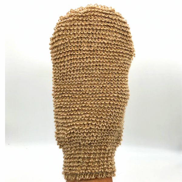 Raw Hemp Exfoliating Glove