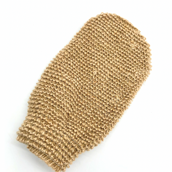 Raw Hemp Exfoliating Glove